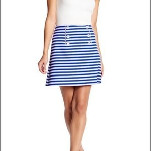 Clover Canyon Striped Suiting Skirt